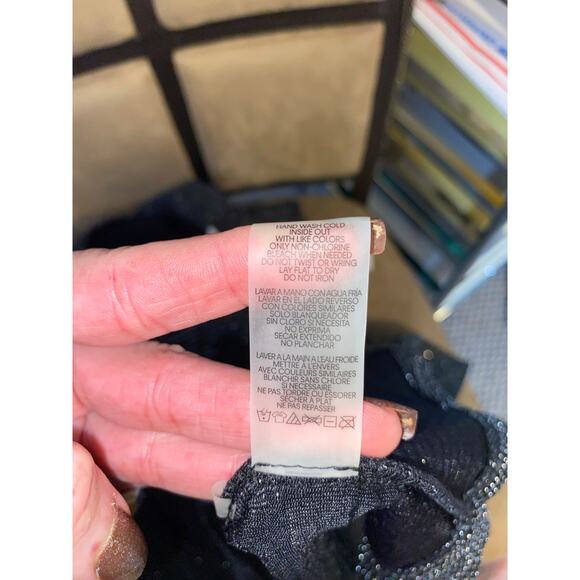 Calvin Klein Sparkling Black Blouse - Picture 12 of 12